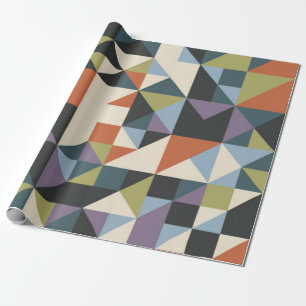 Geometrisches Kaleidoskop Geschenkpapier