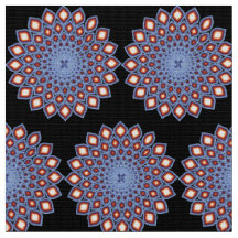 Geometrisches Kaleidoskop Mandala Muster Schwarz R