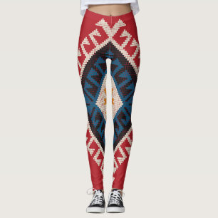 Geometrisches, klassisches niedlich-trendy bunt leggings