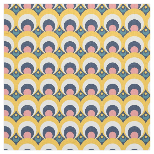 Geometrisches Kreis-Muster Stoff (Muster)