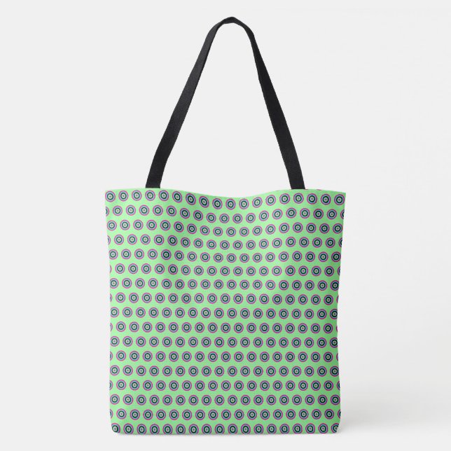 Geometrisches Kreisbeutel - Stilvoll und vielseiti Tasche (Rückseite)