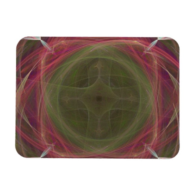 Geometrisches Kreuz Magnet (Horizontal)