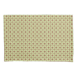 Geometrisches Kubikmuster Lime Green auf Sonderfar Kissenbezug