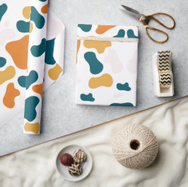 Geometrisches Kunstwiederholmuster Geschenkpapier