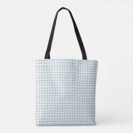 Geometrisches Kunstwiederholmuster (Wind-Blume) Tasche