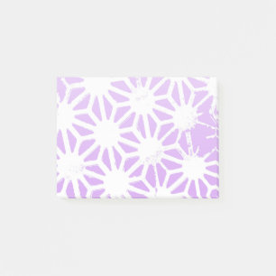 geometrisches Lilac-Muster Post-it Klebezettel