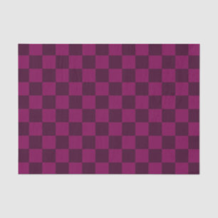 Geometrisches Magenta und dunkles Marine-Rot Schac Seidenpapier