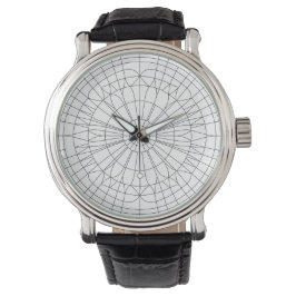 Geometrisches Mandala-Muster Armbanduhr