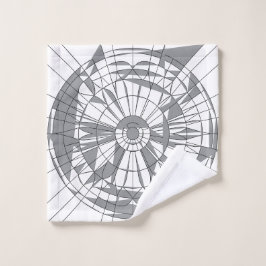 Geometrisches Mandala-Muster Badhandtuch Set