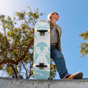 Geometrisches Mandala-Muster Skateboard