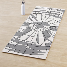 Geometrisches Mandala-Muster Yogamatte