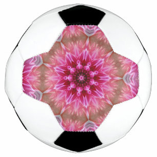 Geometrisches Mandala Pink-Blume-Muster-67545 Fußball