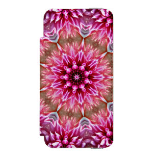 Geometrisches Mandala Rosa Blumenmuster-67545 Incipio Watson™ iPhone 5 Geldbörsen Hülle