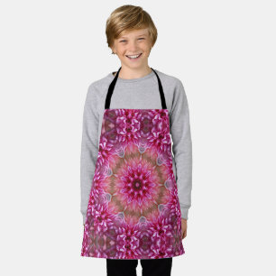 Geometrisches Mandala Rosa Blumenmuster-67545 Schürze