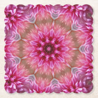 Geometrisches Mandala Rosa Blumenmuster-67545
