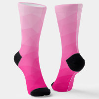 Geometrisches Messemuster mit Hot rosa Gradient