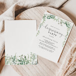 Geometrisches Minimalistisches Eukalyptus-Party Einladung<br><div class="desc">Diese geometrisch minimalistische eukalyptus-Party Einladung ist perfekt für ein modernes Event. Das Design ist mit Aquarellfarben handgezeichnet eleganten botanischen Eukalyptuszweigen und Blätter,  die geometrische Rahmen schmücken.</div>