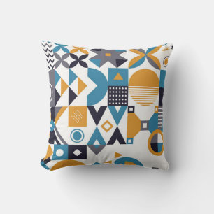 Geometrisches minimalistisches Muster. Abstraktes  Kissen