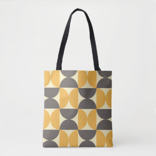 Geometrisches, modernes Muster Mitte des Jahrhunde Tasche