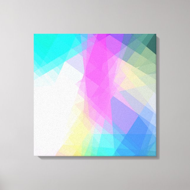 Geometrisches Mosaik Abstrakt Leinwanddruck (Vorderseite)