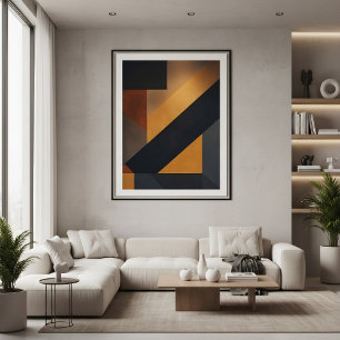 Geometrisches Mosaik Poster