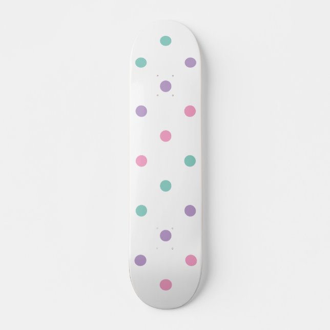 Geometrisches Muster 10 Skateboard (Vorne)