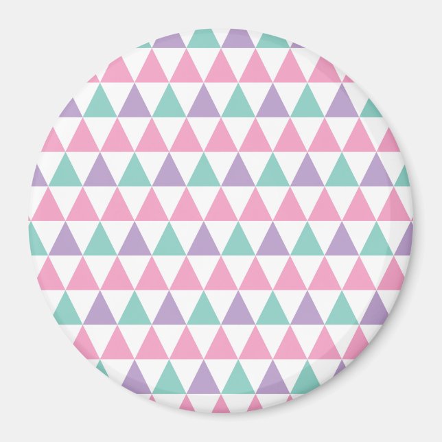 Geometrisches Muster 12 Magnet (Vorne)