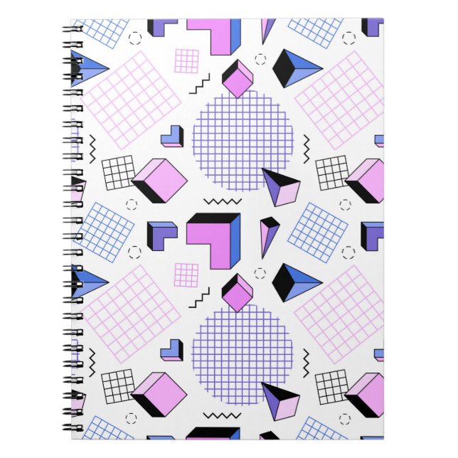 Geometrisches Muster 13 Notizblock (Vorderseite)