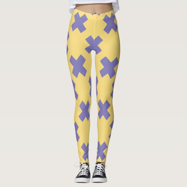 Geometrisches Muster 18 Leggings (Vorderseite)
