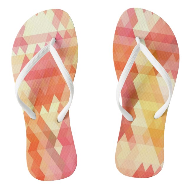 Geometrisches Muster 1 Flip Flops (Fußbett)
