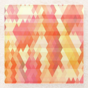 Geometrisches Muster 1 Glasuntersetzer