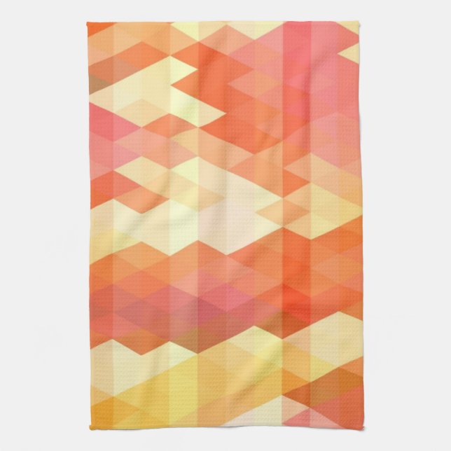 Geometrisches Muster 1 Handtuch (Vertikal)