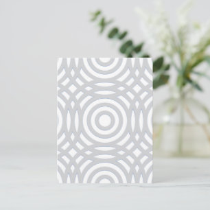 Geometrisches Muster 22 Ankündigungspostkarte