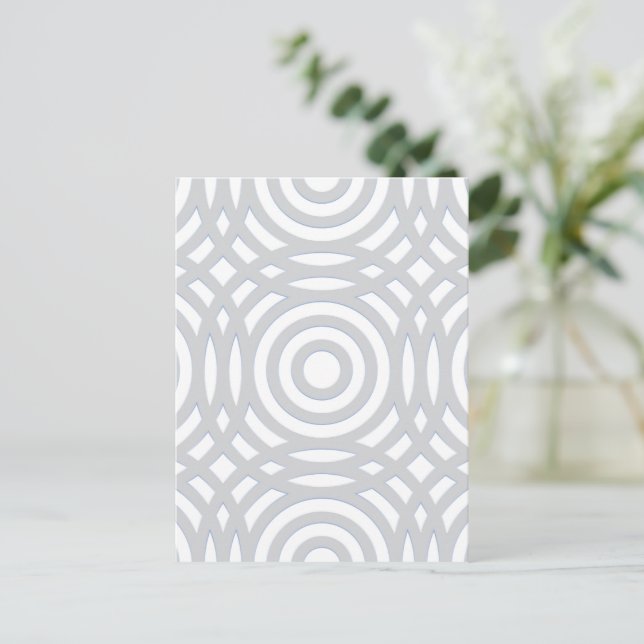 Geometrisches Muster 22 Postkarte (Stehend Vorderseite)