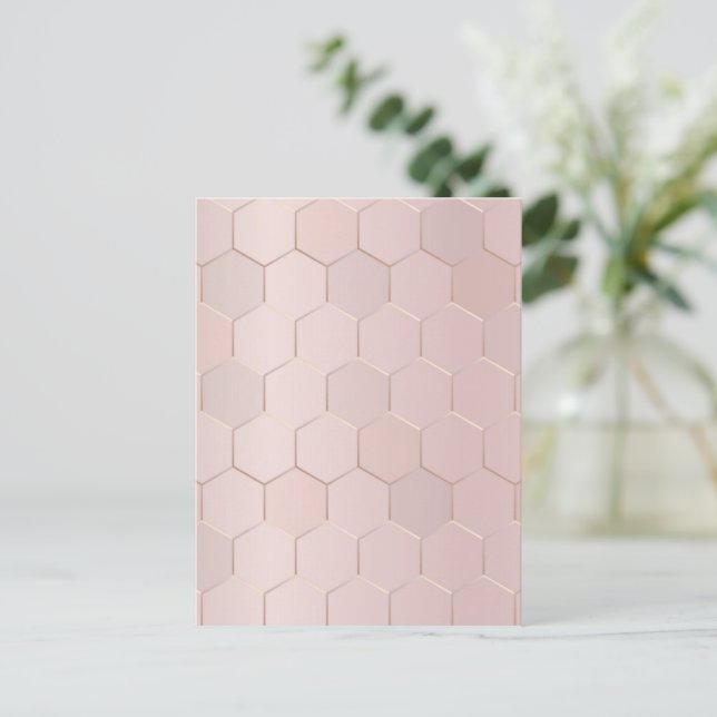 Geometrisches Muster 27 Postkarte (Stehend Vorderseite)