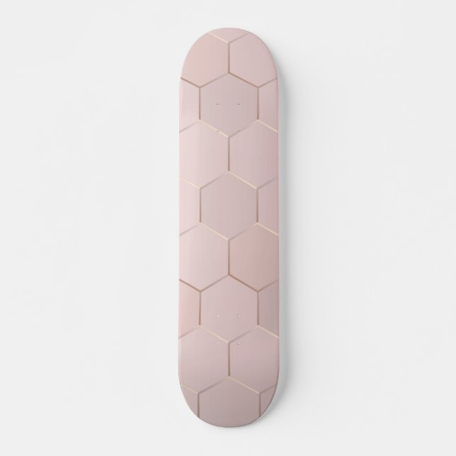 Geometrisches Muster 27 Skateboard (Vorne)