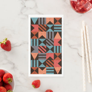 Geometrisches Muster 28 Serviette