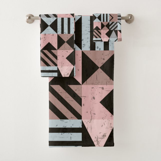 Geometrisches Muster 29 Badhandtuch Set (Insitu)