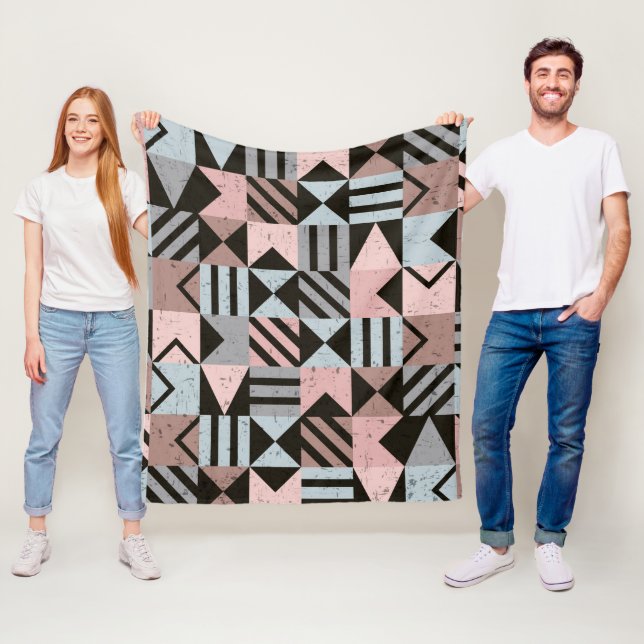 Geometrisches Muster 29 Fleecedecke (Beispiel)