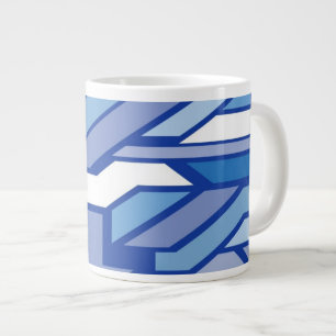 Geometrisches Muster 2 Jumbo-Tasse