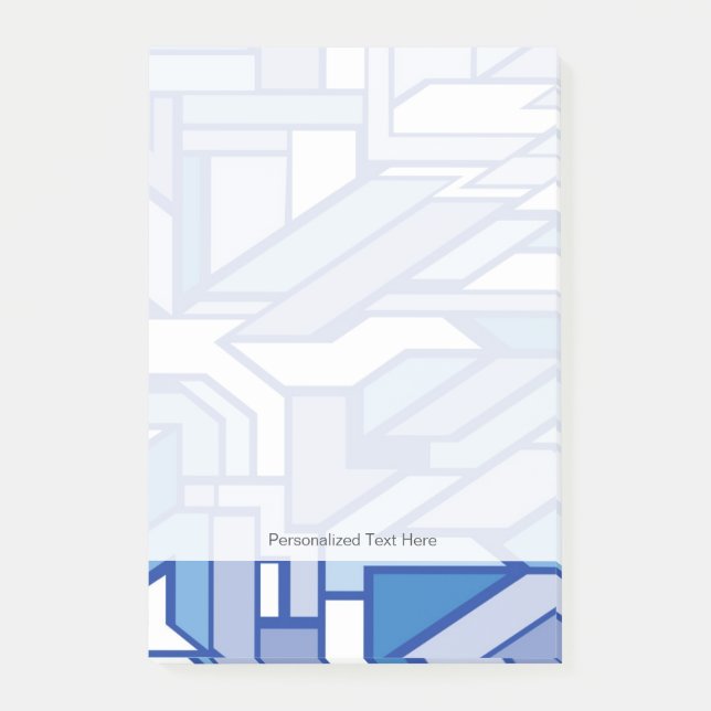 Geometrisches Muster 2 Post-it Klebezettel (Vorderseite)