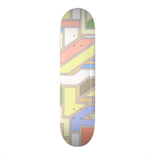 Geometrisches Muster 3 Skateboard