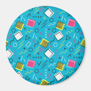 Geometrisches Muster 4 Magnet