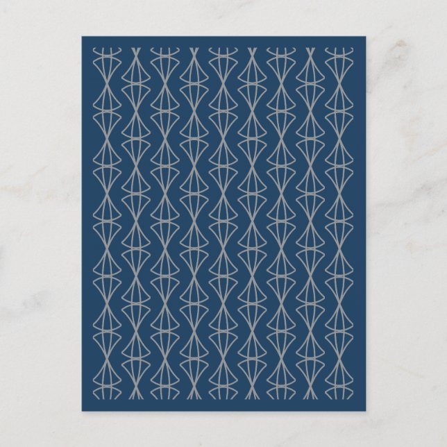 Geometrisches Muster 4 Postkarte (Vorderseite)