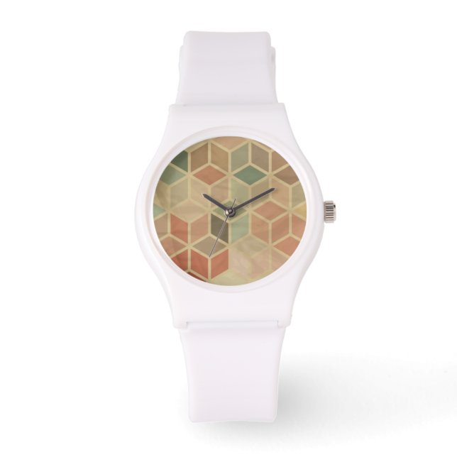 geometrisches Muster 5 Armbanduhr (Vorderseite)