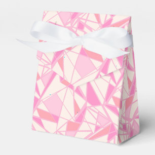 Geometrisches Muster abstrakt Farbe rosa  Geschenkschachtel