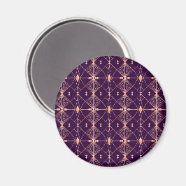 Geometrisches Muster aus sich schneidenden Diamant Magnet