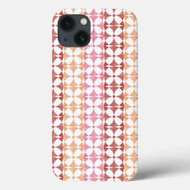 Geometrisches Muster Case-Mate iPhone Hülle (Rückseite)