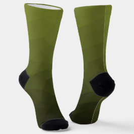 geometrisches Muster der Artengrüngefälle Socken