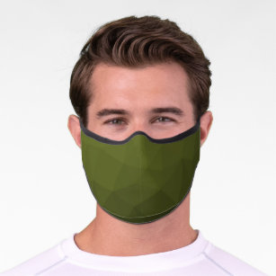 geometrisches Muster der Artenrochen Premium Mund-Nasen-Maske